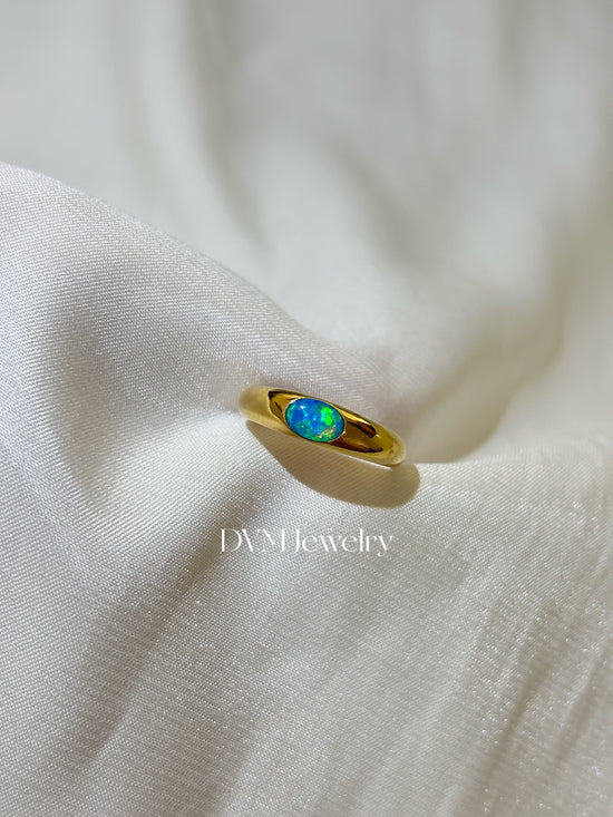 18K GOLD OPAL RING |Gro0005