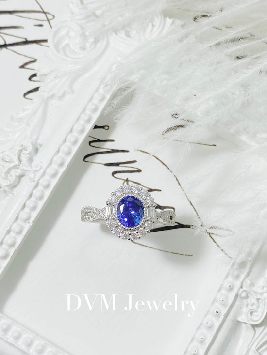 18K GOLD SAPPHIRE RING(GUILD) | Grs0047