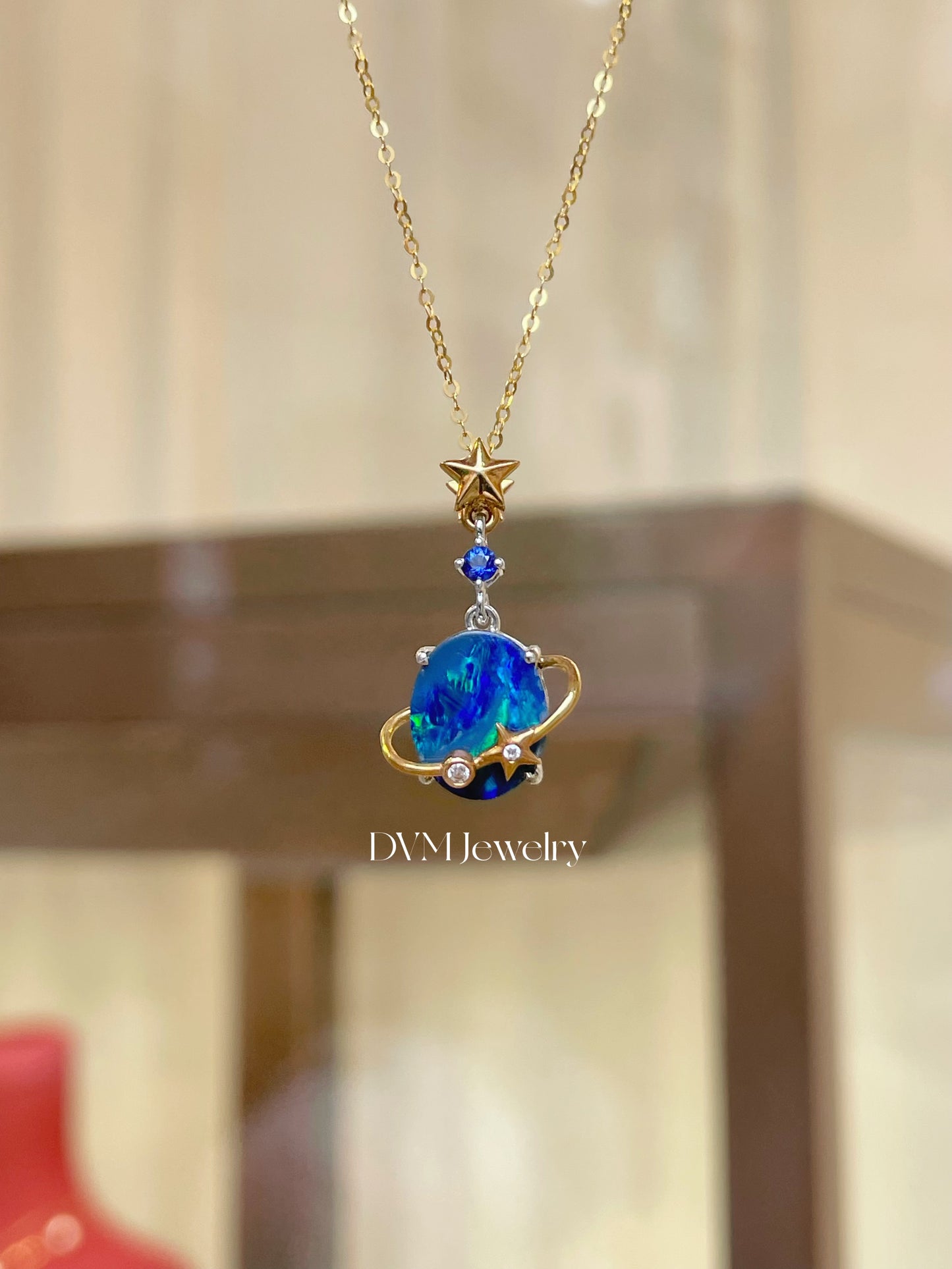 18K GOLD OPAL NECKLACE |Gno0006