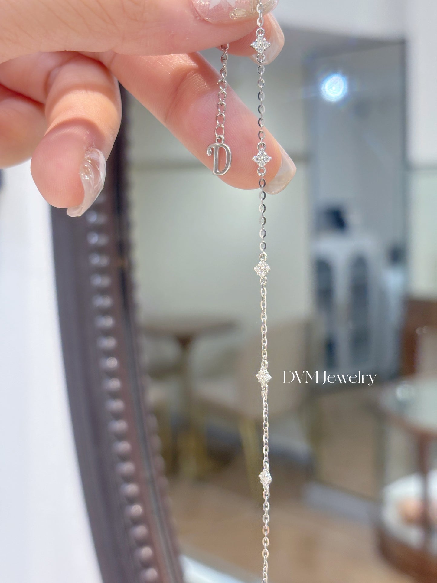 18K WHITE GOLD DIAMOND  BRACELET | Dbw0016