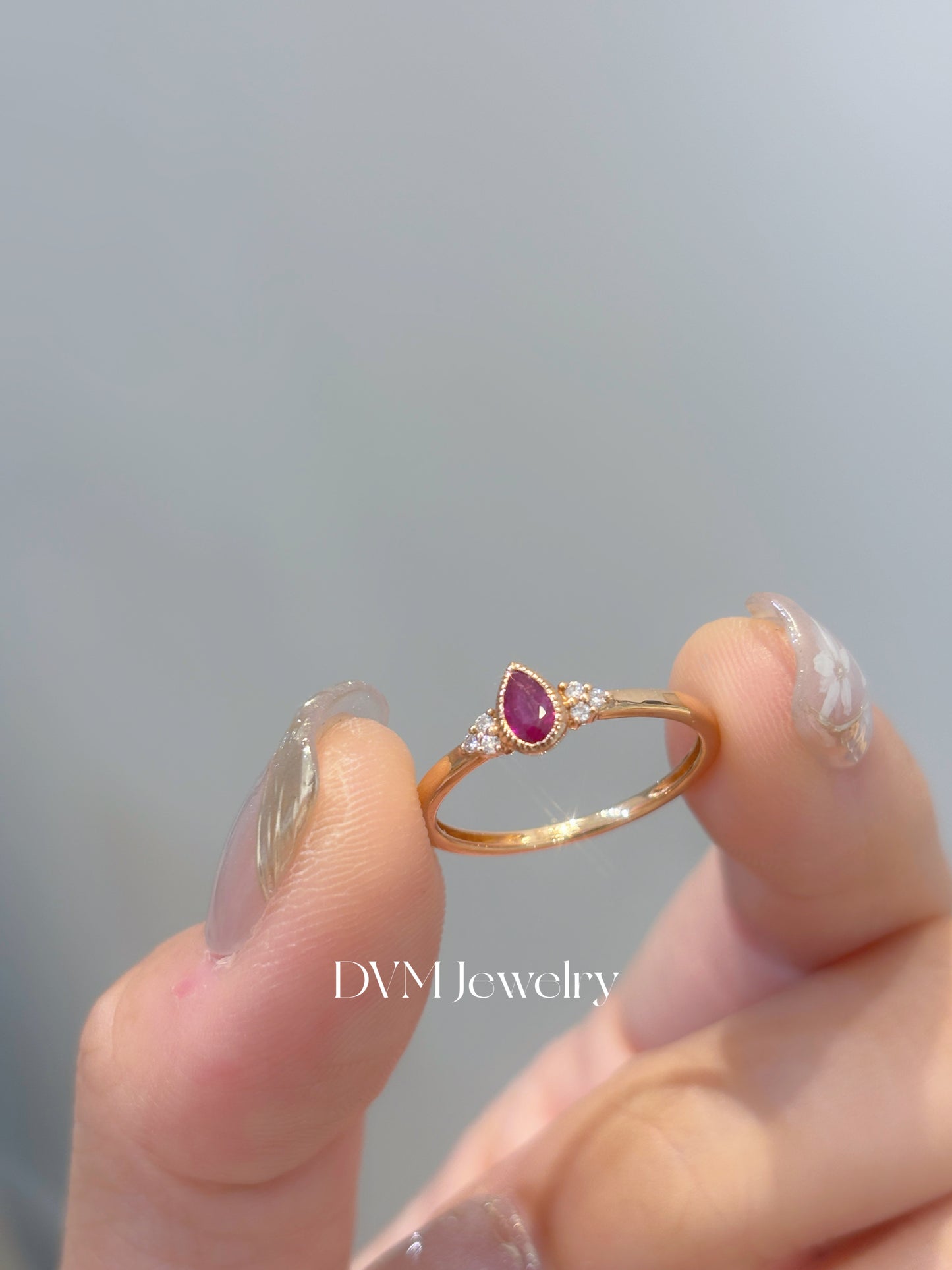 18K GOLD RUBY RING |Grru0027