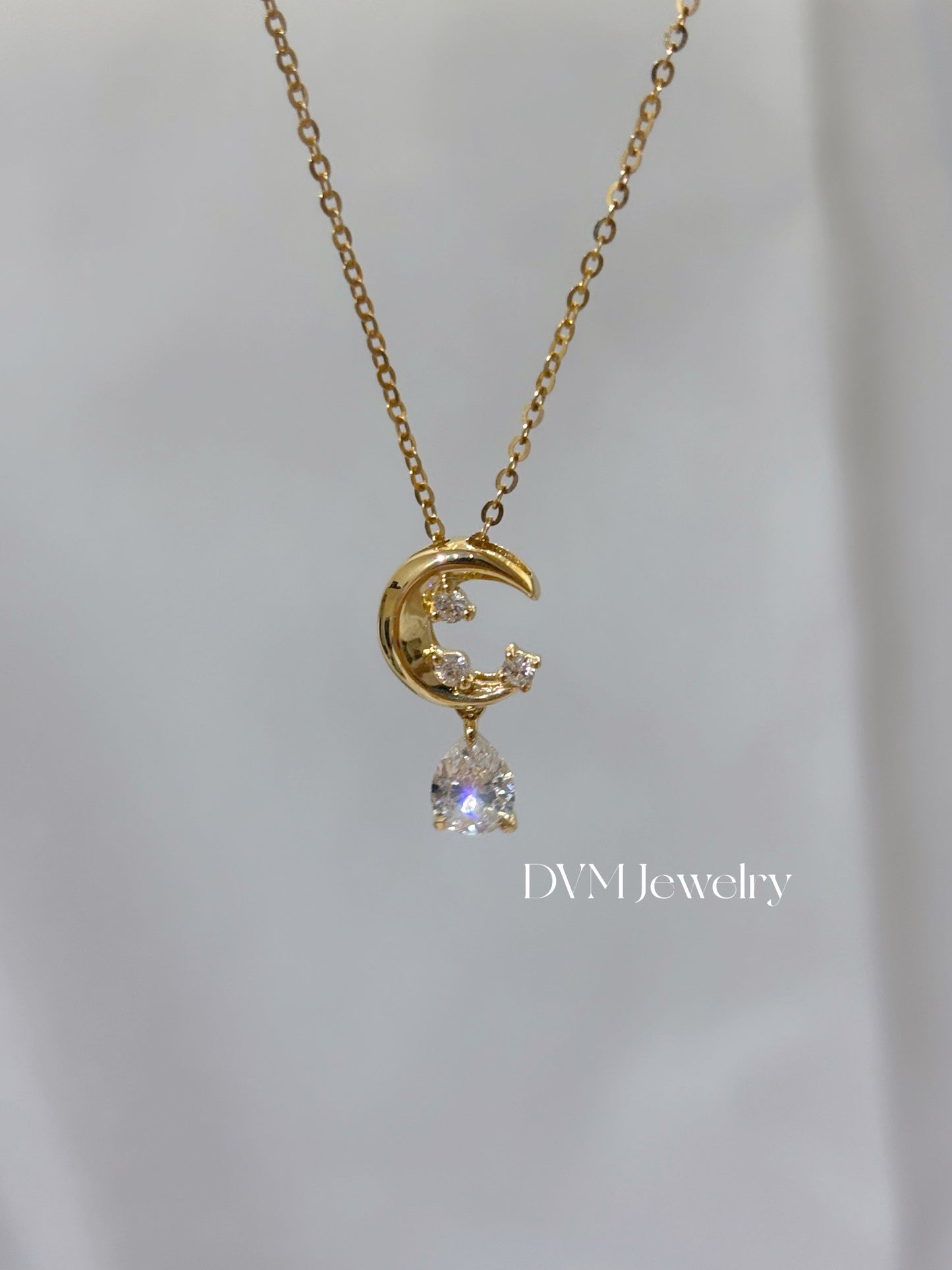 18K GOLD DIAMOND NECKLACE |Dnw0062