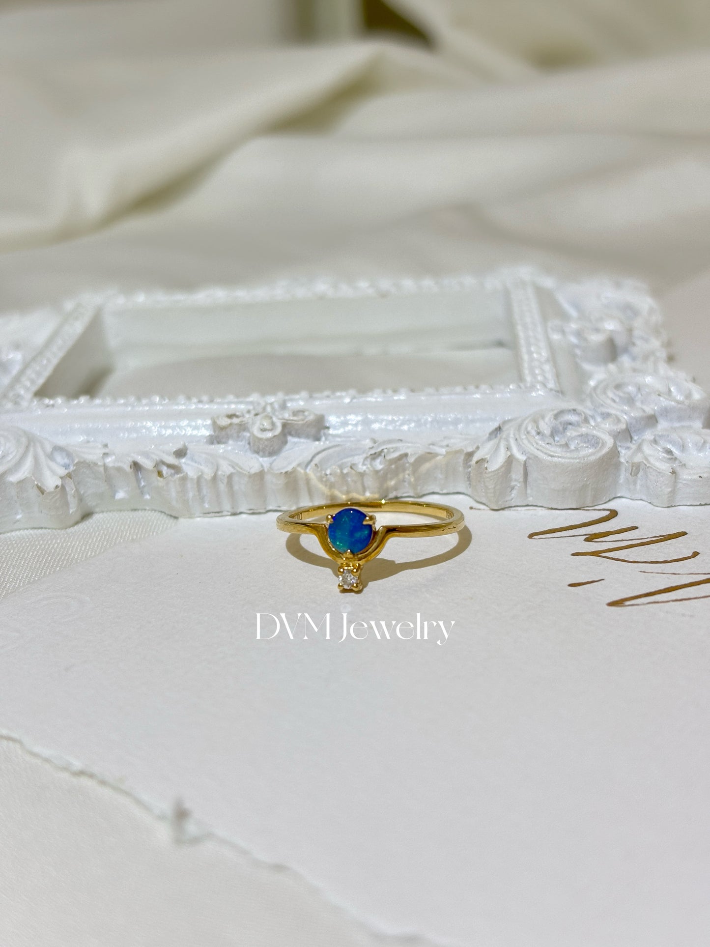 18K GOLD OPAL RING |Gro0007