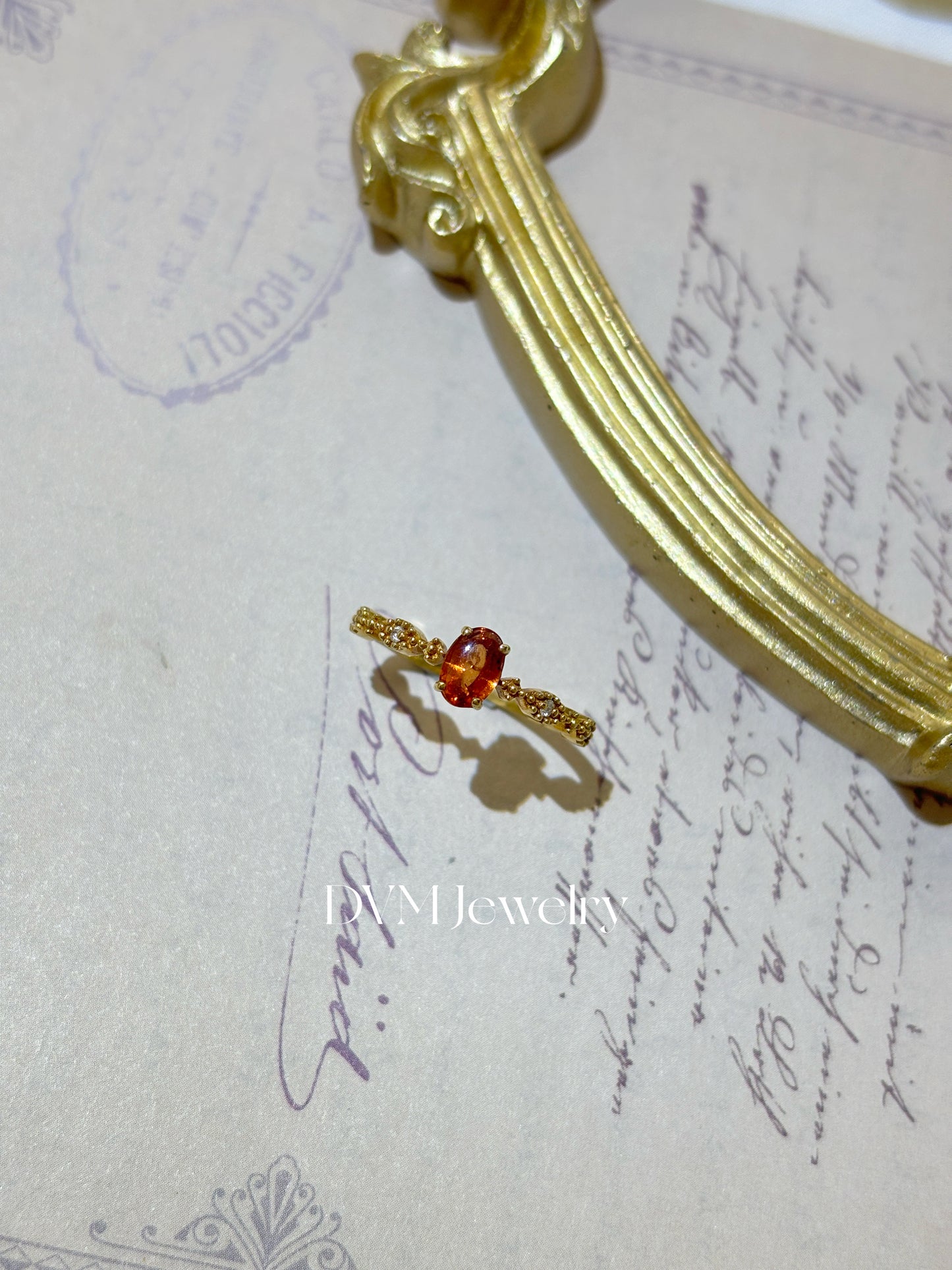 18K GOLD SPESSARTINE RING |Grf 0003