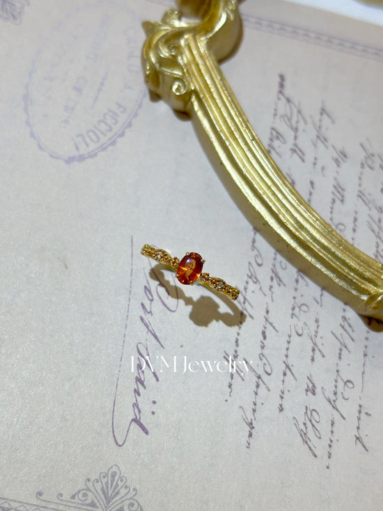 18K GOLD SPESSARTINE RING |Grf 0003