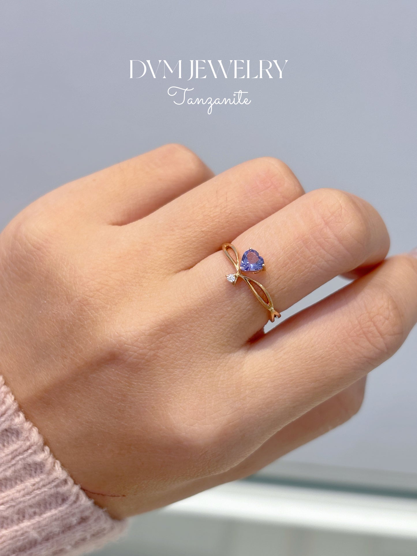 需訂製-18K ROSE GOLD TANZANITE RING |Grta0005