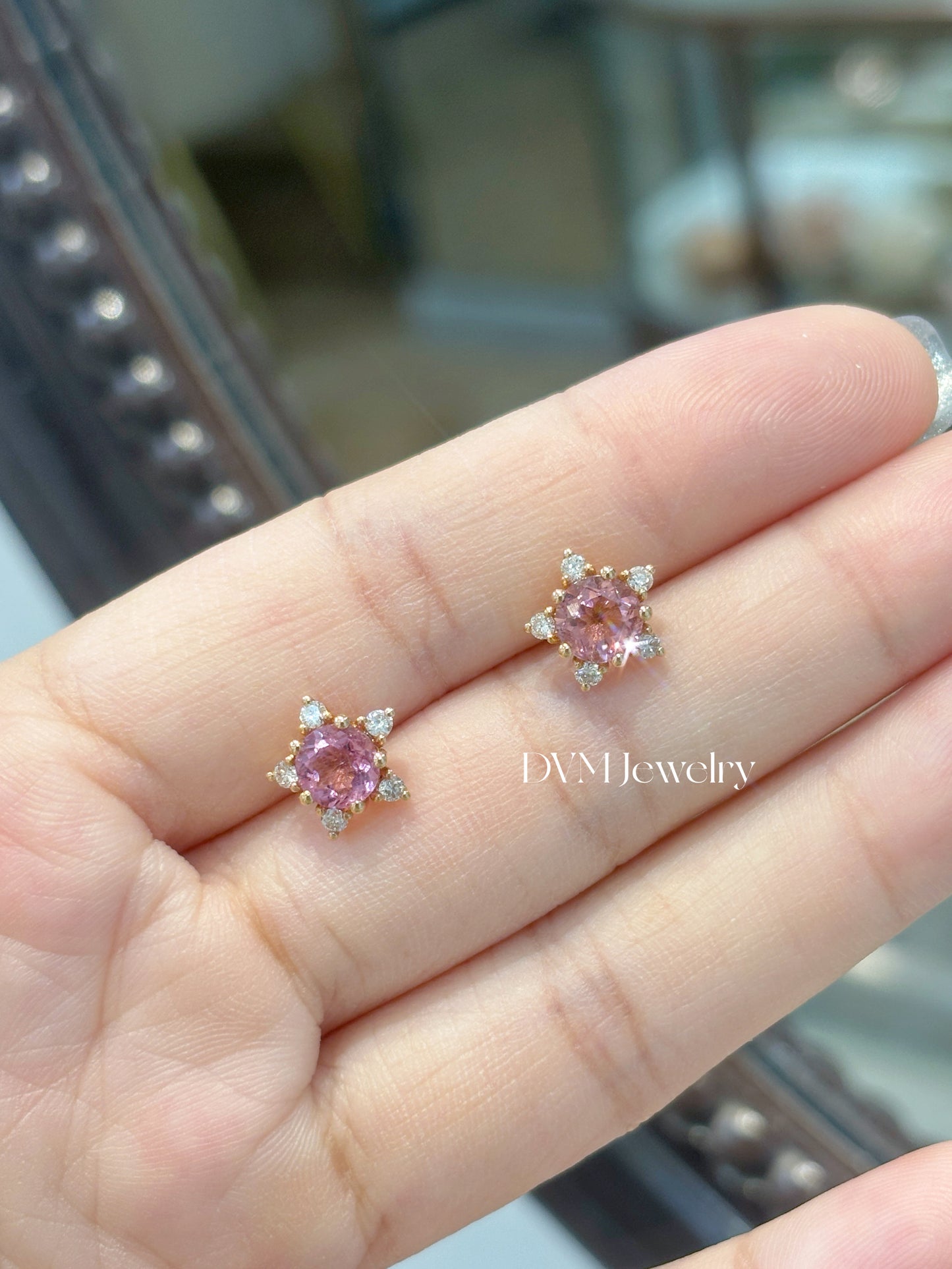 18K GOLD TOURMALINE EARRING | Geto0006