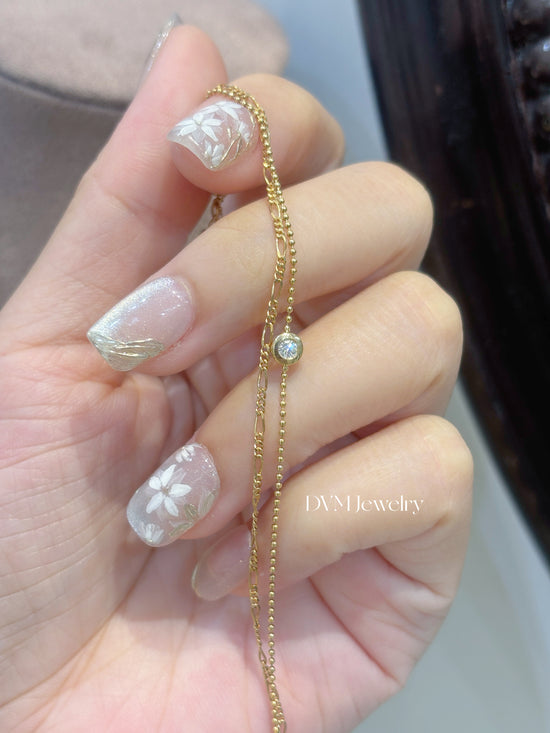 18K GOLD DIAMOND  BRACELET | Dbw0023