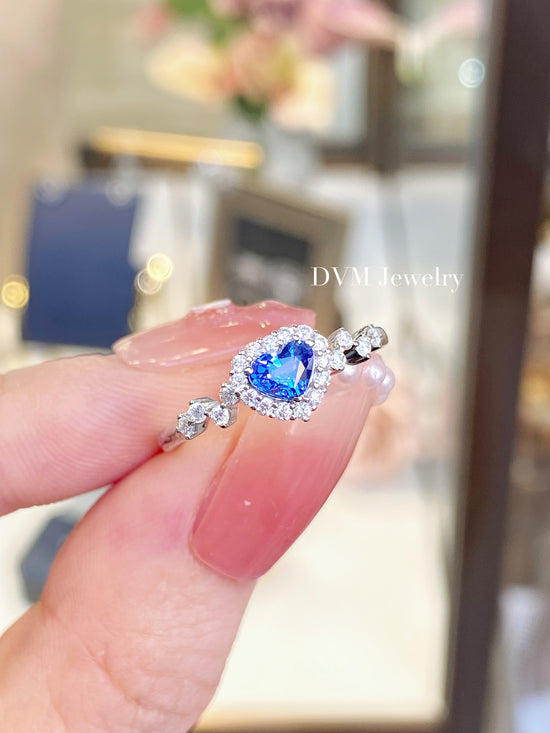 18K GOLD SAPPHIRE RING | Grs0042