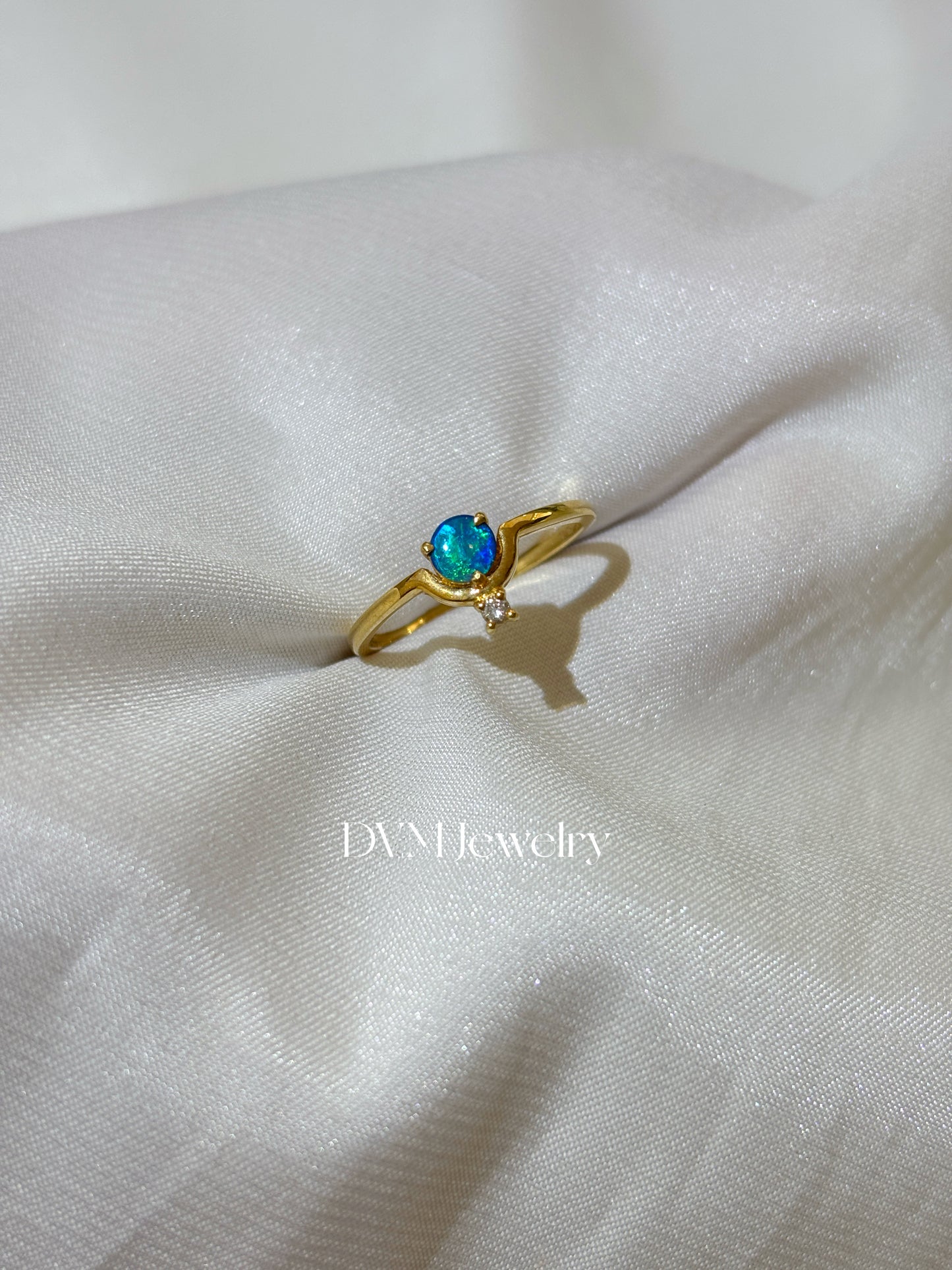 18K GOLD OPAL RING |Gro0007