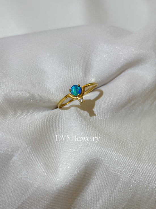 18K GOLD OPAL RING |Gro0007