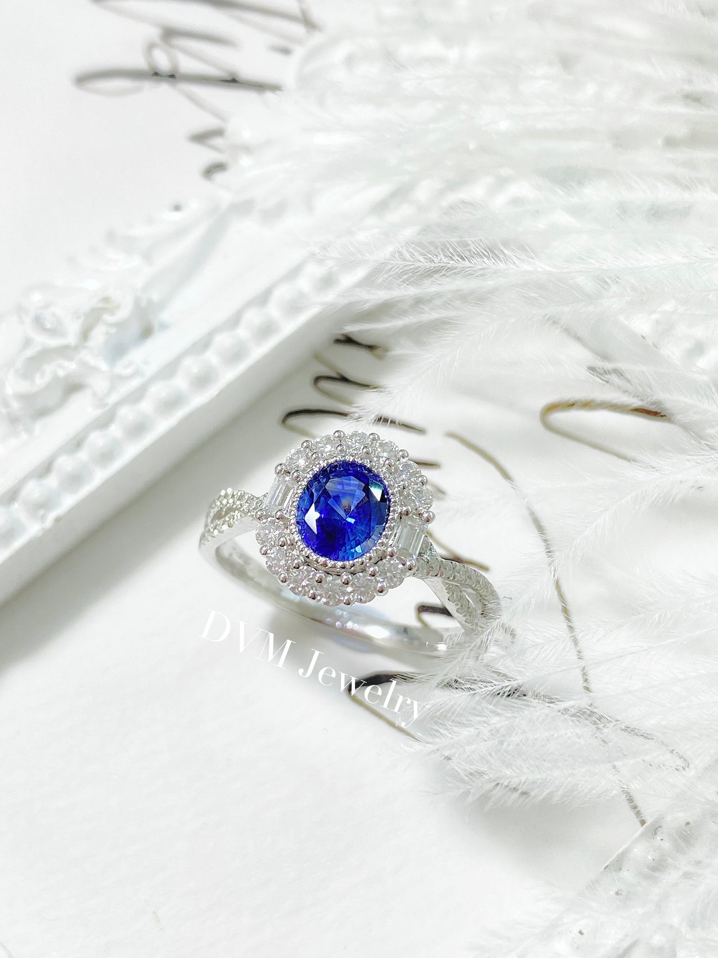 18K GOLD SAPPHIRE RING(GUILD) | Grs0047