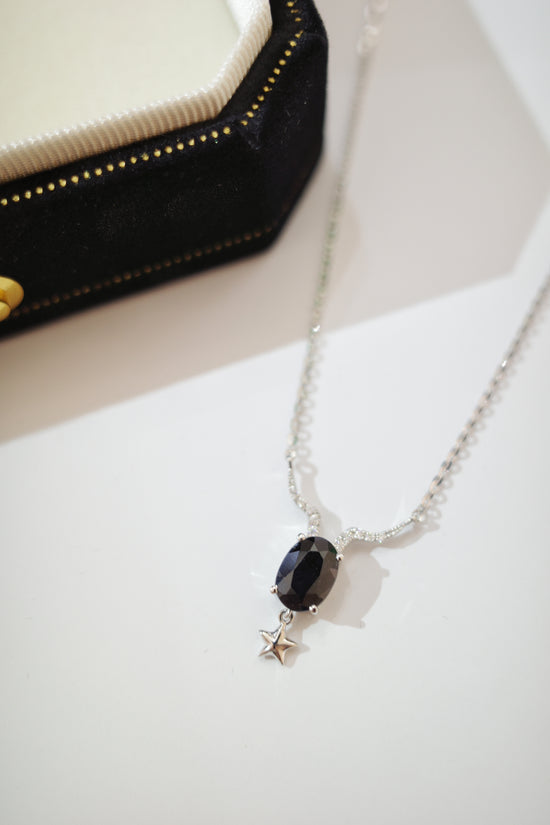 需訂製•Capricorn•18K GOLD BLACK DIAMOND NECKLACE