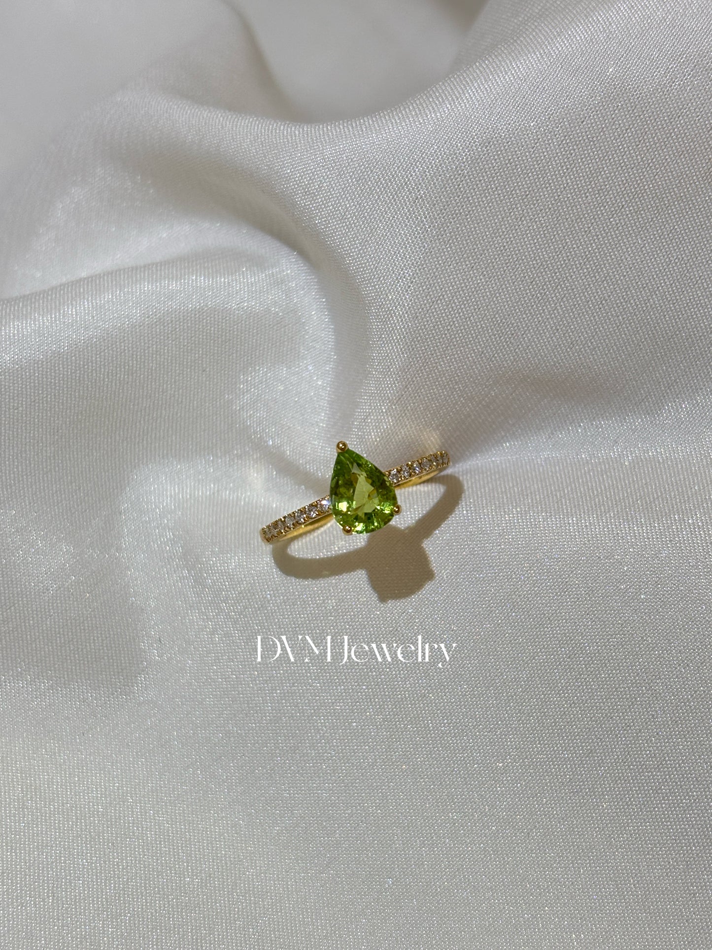 18K WHITE GOLD TOURMALINE RING |Grto0014