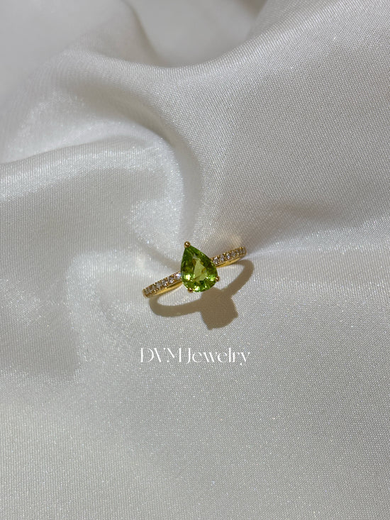 18K WHITE GOLD TOURMALINE RING |Grto0014