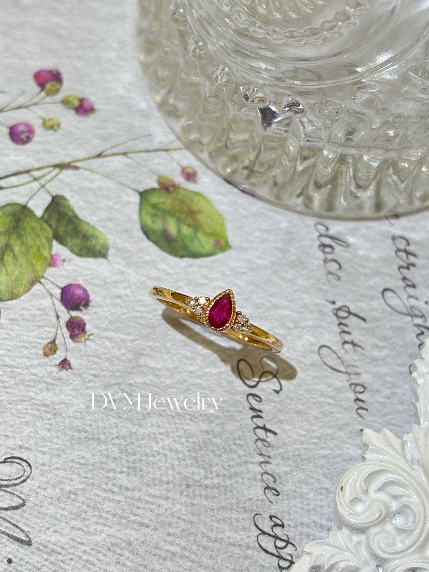 18K GOLD RUBY RING |Grru0027