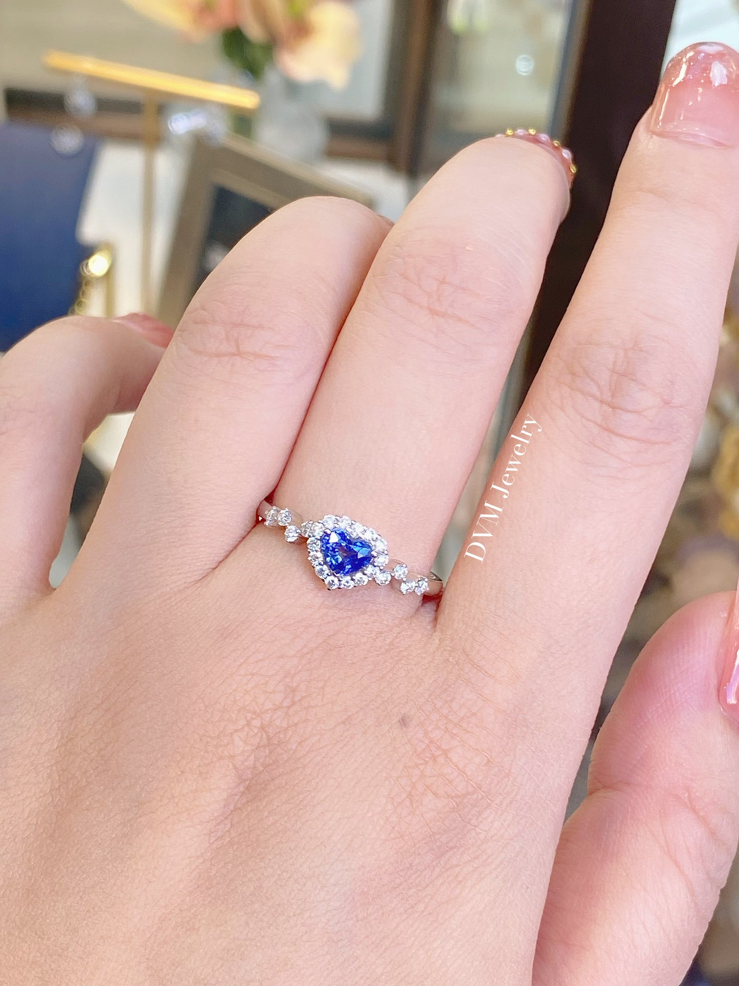 18K GOLD SAPPHIRE RING | Grs0042