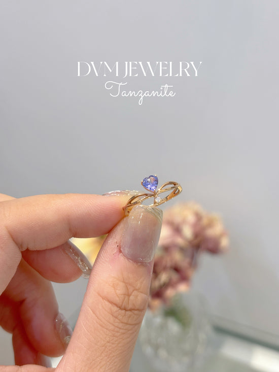 需訂製-18K ROSE GOLD TANZANITE RING |Grta0005