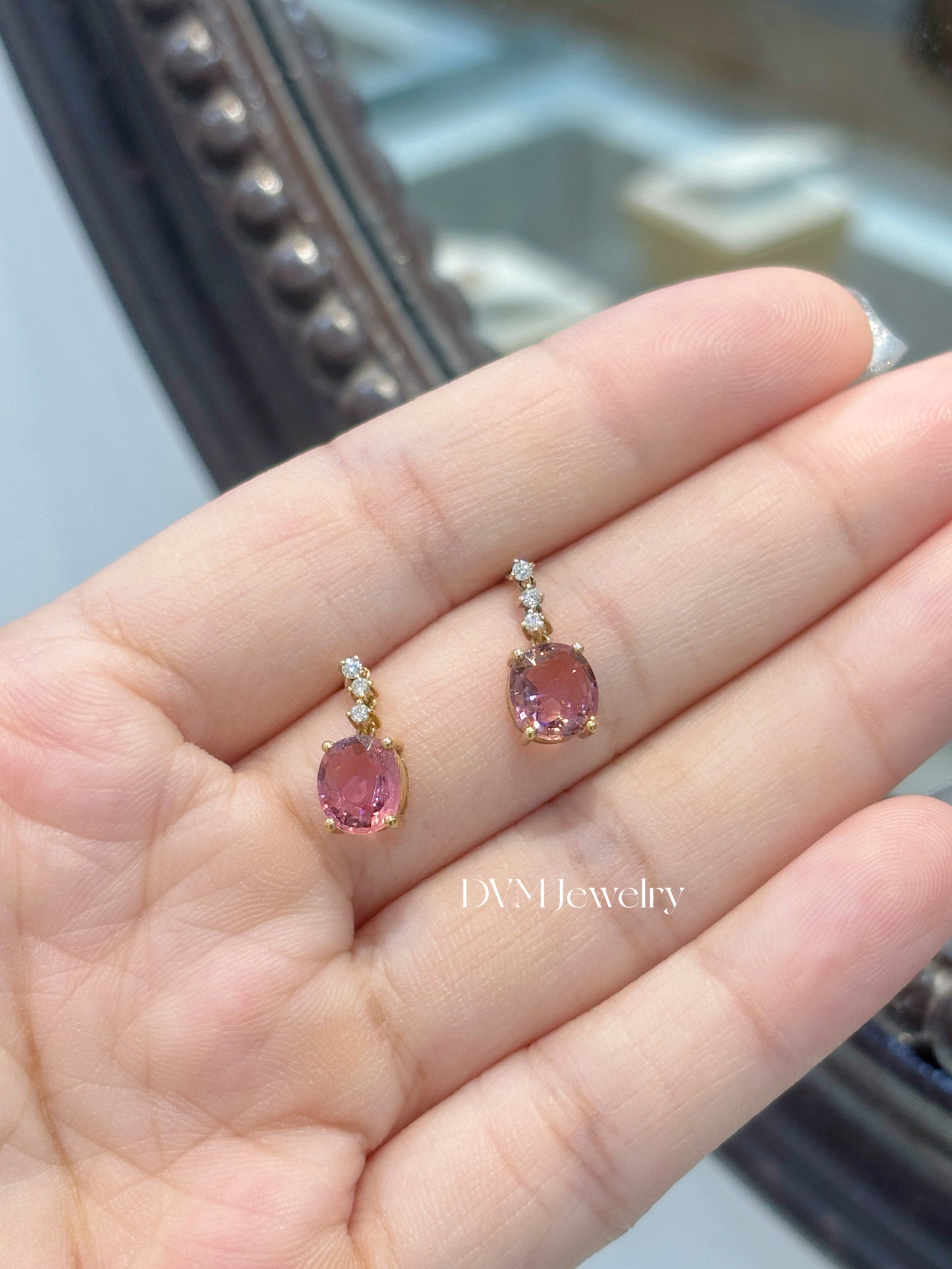 18K GOLD TOURMALINE EARRING | Geta0011