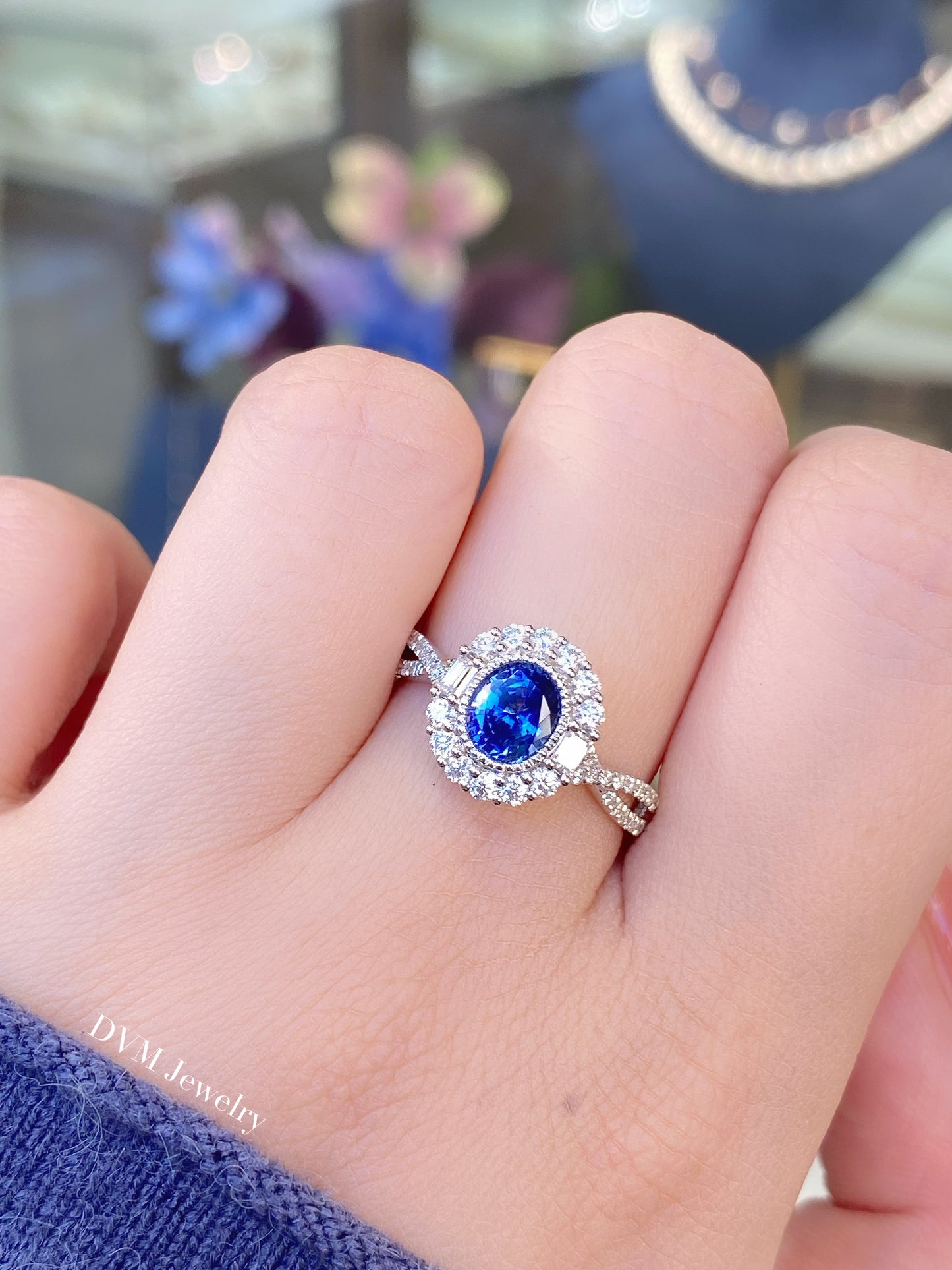 18K GOLD SAPPHIRE RING(GUILD) | Grs0047
