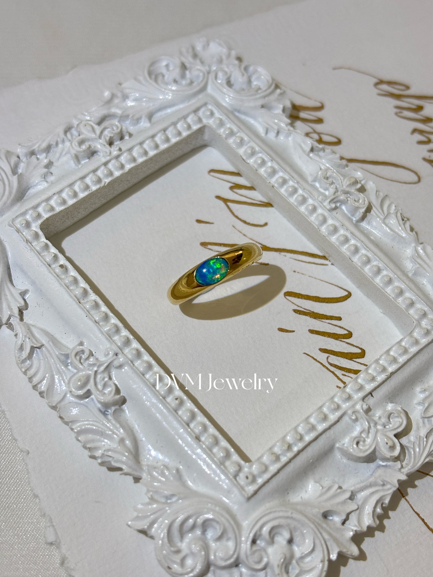 18K GOLD OPAL RING |Gro0005