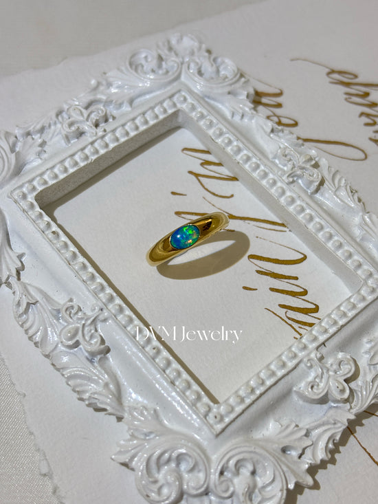 18K GOLD OPAL RING |Gro0005