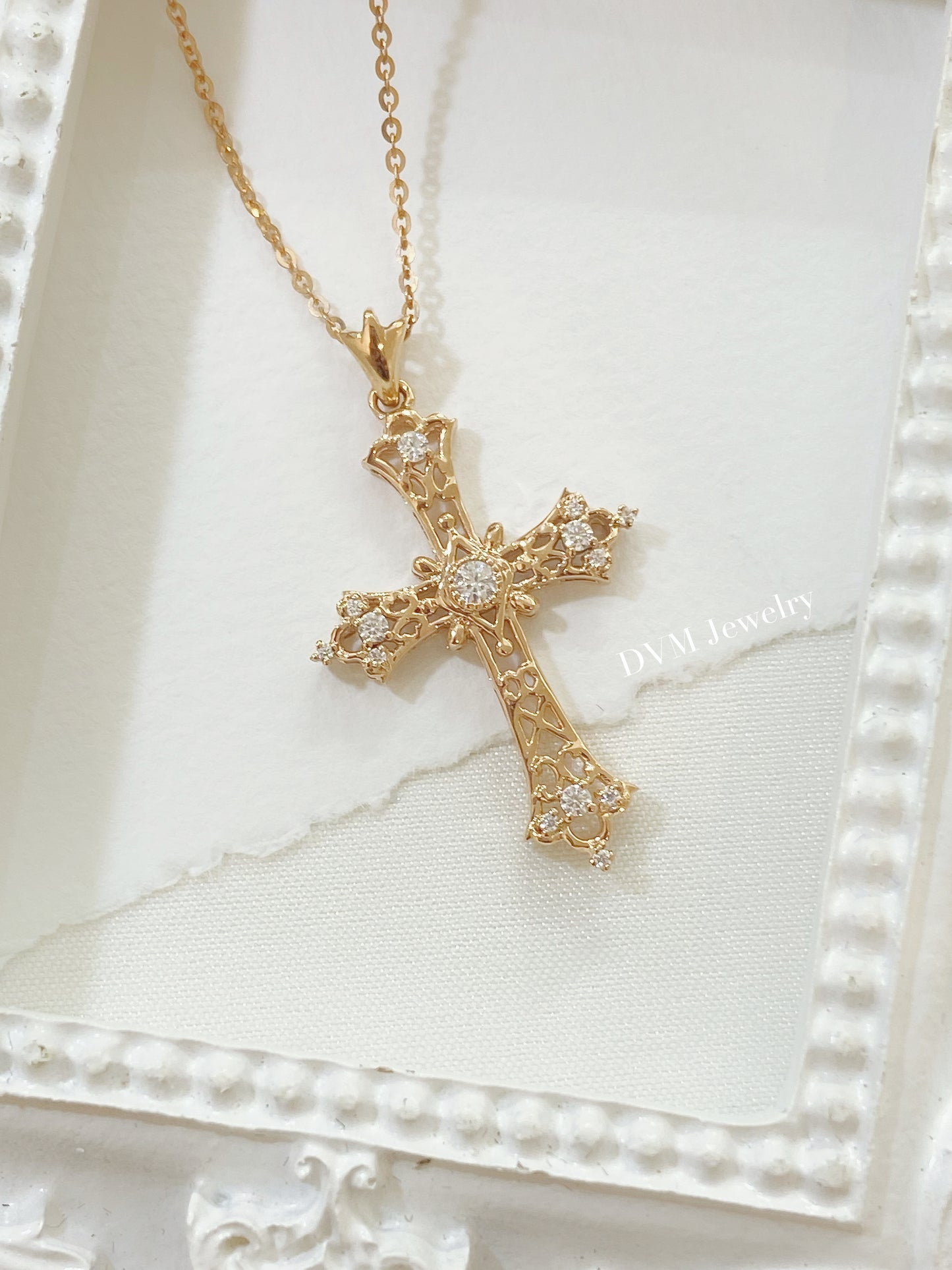 需訂製-18K GOLD DIAMOND PENDANT | Dpw0003