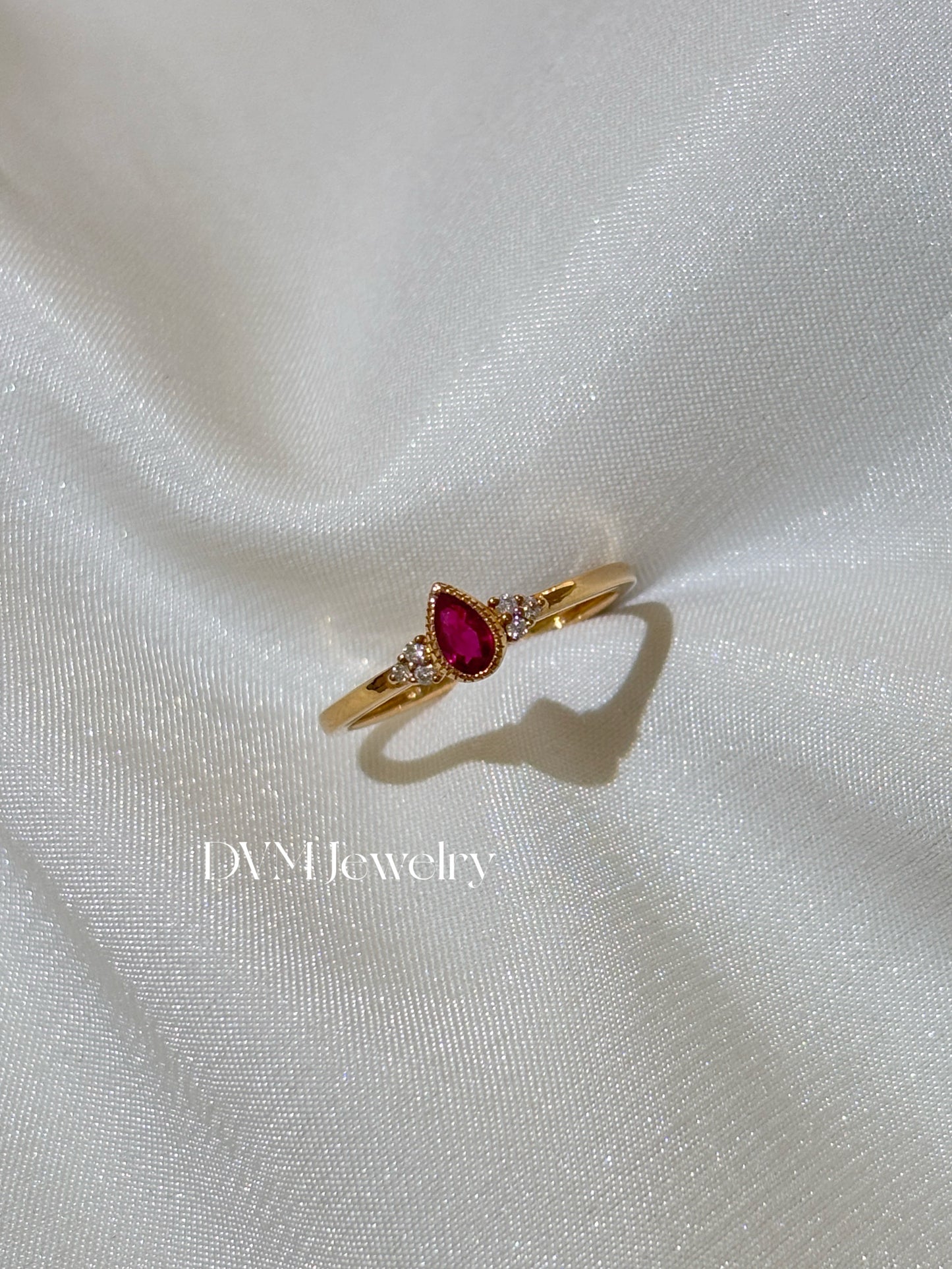 18K GOLD RUBY RING |Grru0027
