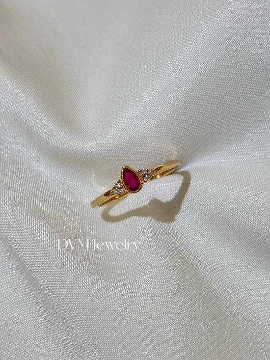 18K GOLD RUBY RING |Grru0027
