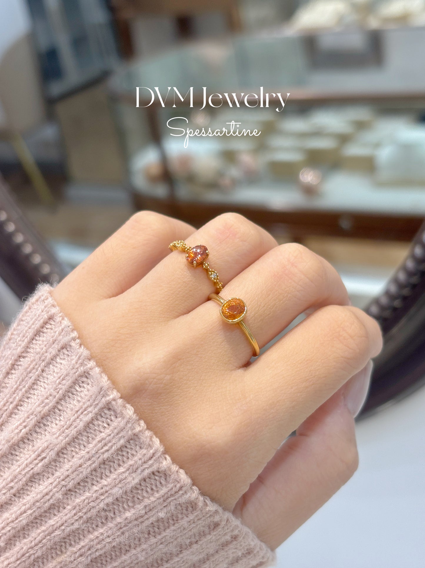 18K GOLD SPESSARTINE RING |Grf 0003