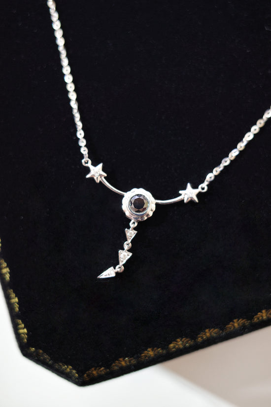 •Scorpio•18K GOLD BLACK DIAMOND NECKLACE