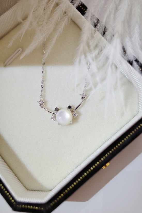 需訂製•Cancer•18K GOLD BLACK DIAMOND NECKLACE