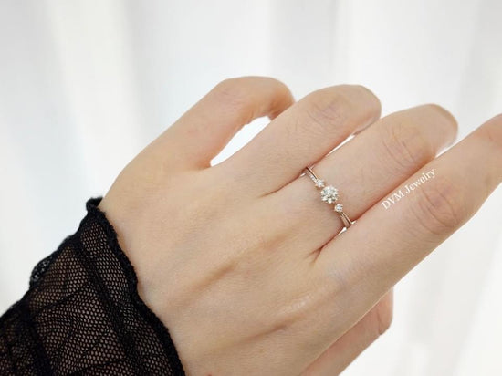 需訂製-18K GOLD DIAMOND RING | Drw0044