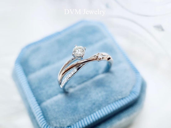 18k GOLD DIAMOND RING | Drw0052