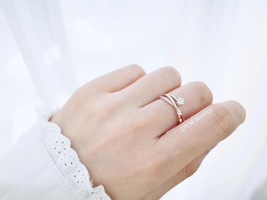 18k GOLD DIAMOND RING | Drw0052