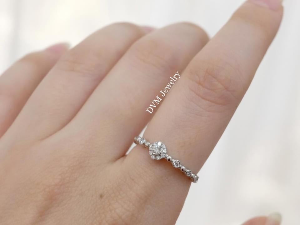 需訂製-18K GOLD DIAMOND RING | Drw0029