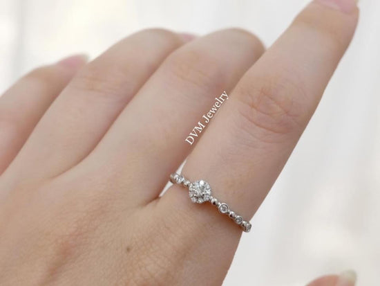需訂製-18K GOLD DIAMOND RING | Drw0029