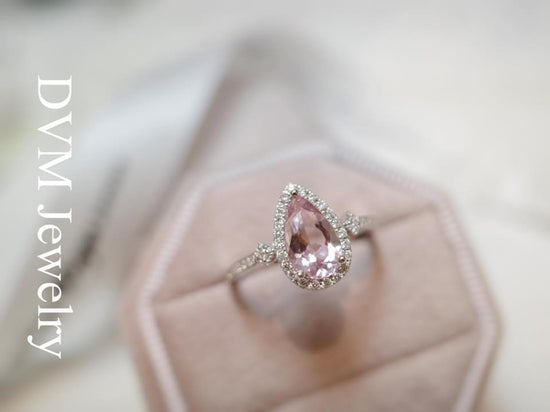 需訂製-18K GOLD MORGANITE RING | Grm0001
