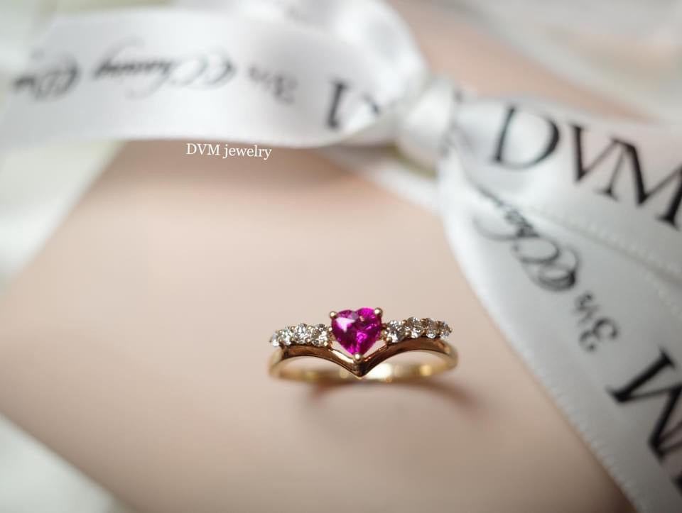 需訂製/18K GOLD PINK RUBY RING | Grru0011