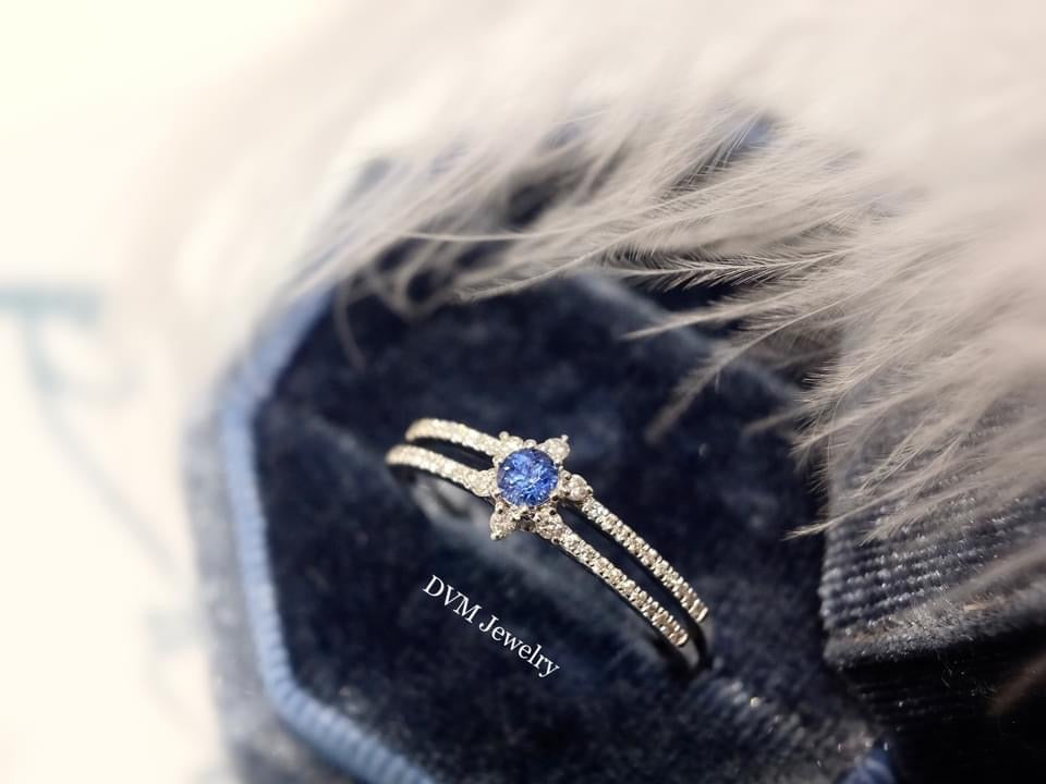 需訂製-18K GOLD SAPPHIRE DIAMOND | Grs0025