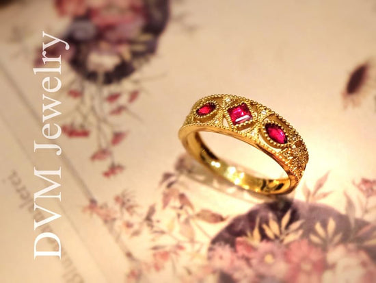 需訂製-18K GOLD RUBY RING | Grru0001