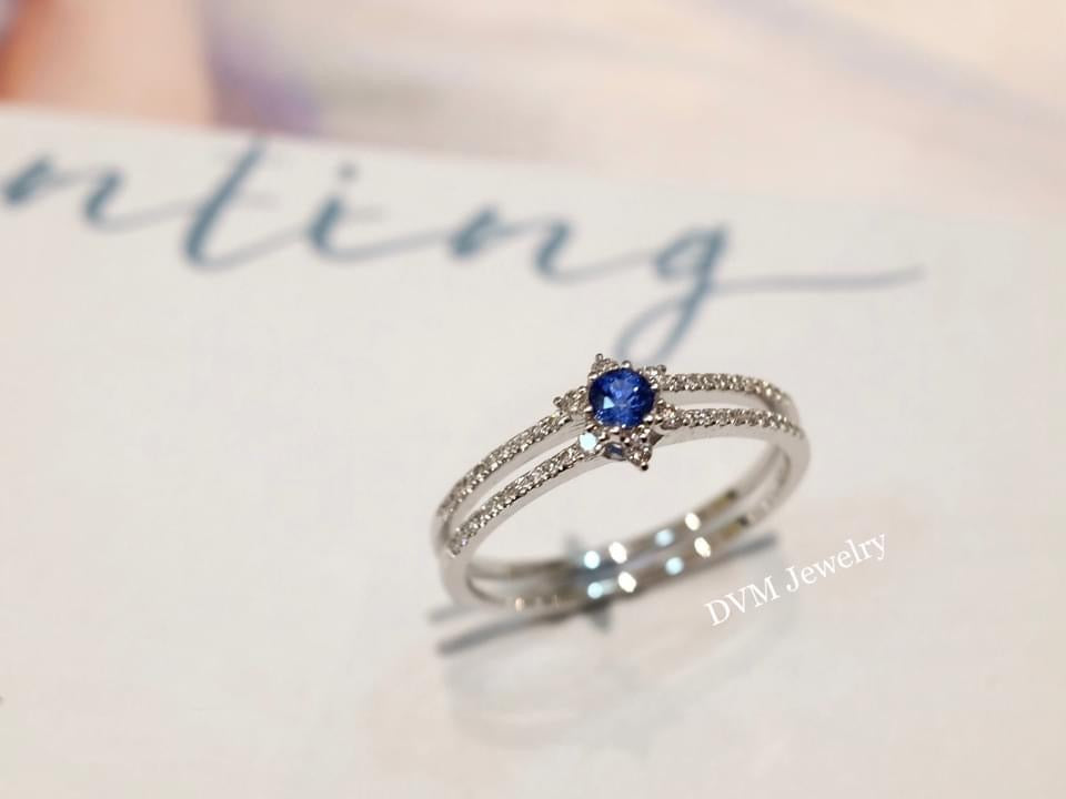 需訂製-18K GOLD SAPPHIRE DIAMOND | Grs0025