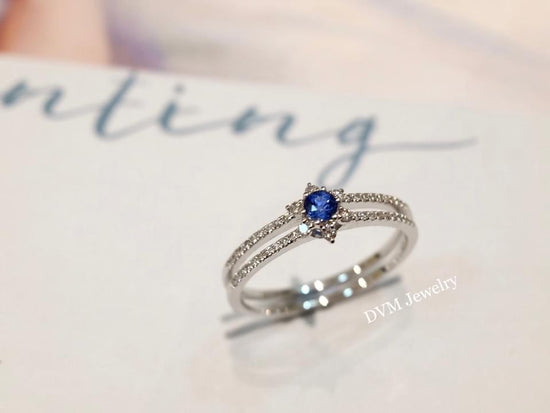 需訂製-18K GOLD SAPPHIRE DIAMOND | Grs0025