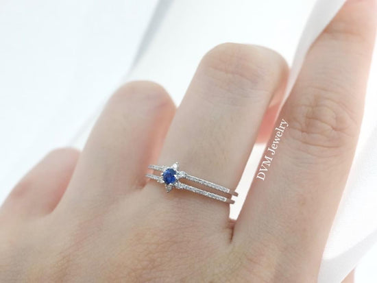 需訂製-18K GOLD SAPPHIRE DIAMOND | Grs0025