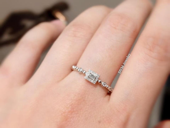 需訂製-18K GOLD DIAMOND RING | Drw0030