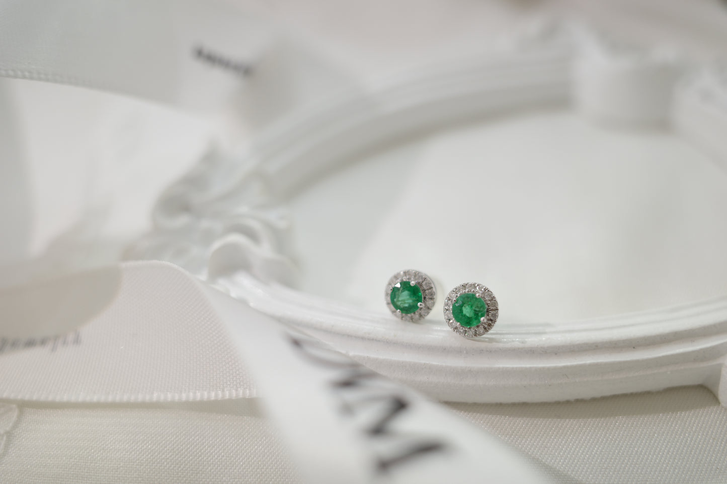 需訂製-18K GOLD EMERALD EARRING | Gee0006