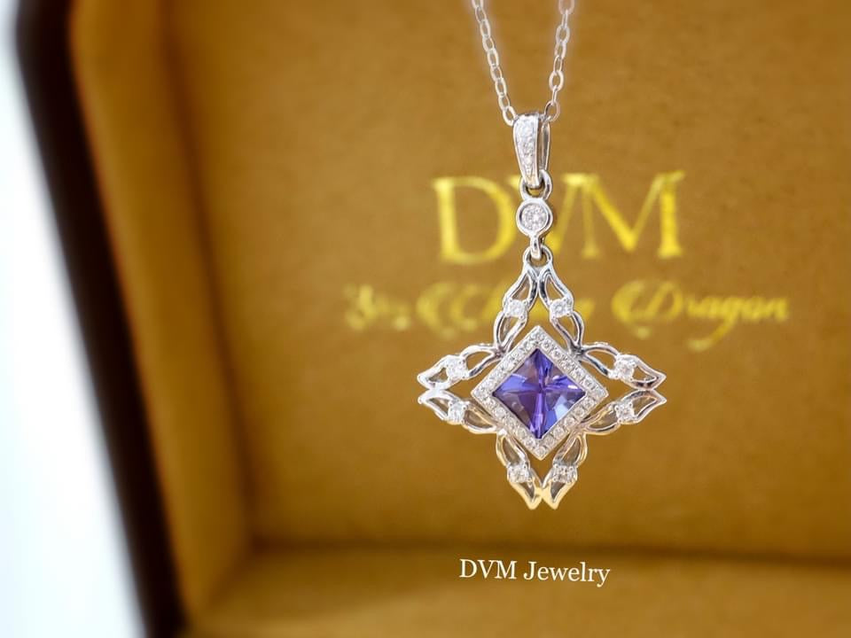 需訂製-18K GOLD TANZANITE PENDANT | Gpta0001