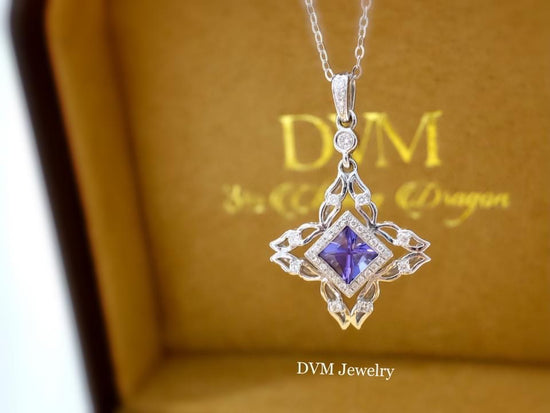 需訂製-18K GOLD TANZANITE PENDANT | Gpta0001