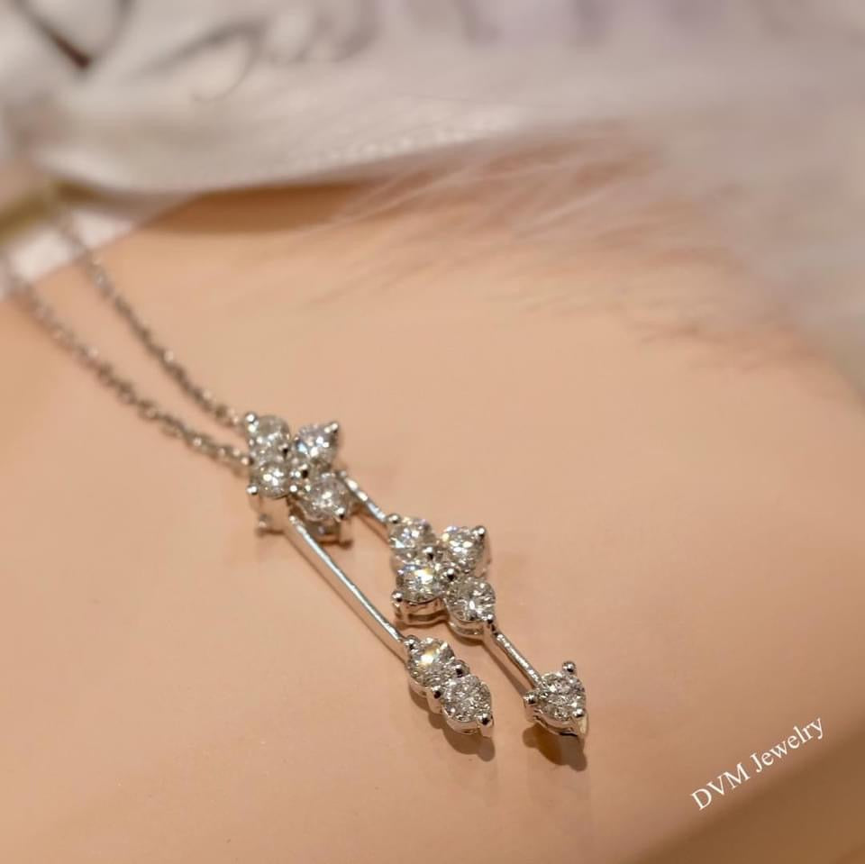 需訂製-18K GOLD DIAMOND NECKLACE | Dpw0002