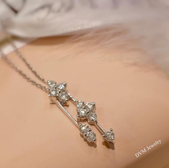 需訂製-18K GOLD DIAMOND NECKLACE | Dpw0002